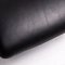 Rossini Black Leather Ottoman from Koinor, Image 4