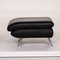 Rossini Black Leather Ottoman from Koinor 10