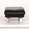 Rossini Black Leather Ottoman from Koinor 6