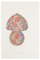 Desconocido - Lámpara de porcelana - Tinta china original y acuarela - Finales del siglo XIX, Imagen 1