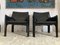 414 Lounge Chairs by Mario Bellini for Cassina, 1980s, Set of 2, Image 4