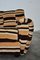 Striped Chenille Lounge Chairs, 1970s, Set of 2, Image 7