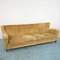 Holz und Samt Sofa, 1950er 2