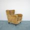 Velvet Tobacco Armchairs, 1950s, Set of 2 5