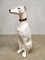 Italienischer Vintage Keramikstatue Greyhound 1