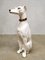 Vintage Italian Ceramic Statue Greyhound, Image 1