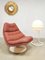 Vintage 2-Tone F511 Swivel Chair by Geoffrey Harcourt for Artifort 4