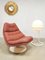 Vintage 2-Tone F511 Swivel Chair by Geoffrey Harcourt for Artifort, Image 4