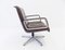 2000 Brown Leather Swivel Chair by Delta Design for Wilkhahn, 1960s 2