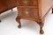 Large Vintage Walnut Leather Top Pedestal Desk, Image 7