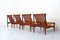 Teak 501 or Japan Lounge Chairs by Kai Lyngfeldt Larsen for Søborg Møbelfabrik, 1950s, Set of 4 5