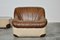 Leather Lounge Chairs & Table from Swan, 1970s, Set of 5, Image 9