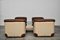 Leather Lounge Chairs & Table from Swan, 1970s, Set of 5 11