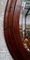 Viktorianischer Hufeisen Spiegel aus Mahagoni 9