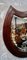 Espejo victoriano de caoba en forma de herradura, Imagen 8