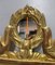 Kleiner Antiker Goldener Holz Spiegel 11