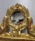 Kleiner Antiker Goldener Holz Spiegel 5