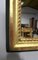 Kleiner Antiker Goldener Holz Spiegel 8