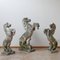 Chevaux Sculptés de Jardin en Composite, Italie, Set de 3 1