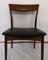 Solid Teak Side Chair With Black Leatherette, 1970s, Image 8