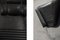 Set of Scandinavian Black Leather Armchairs from Ire Mobel AB, 1970s 16