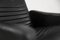 Butacas escandinavas de cuero negro de Ire Mobel AB, años 70. Juego de 2, Imagen 3