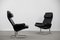 Scandinavian Black Leather Armchairs from Ire Mobel AB, 1970s, Set of 2, Image 11
