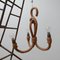 Lampada da soffitto Mid-Century in corda di Adrien Audoux & Frida Minet, Francia, Immagine 8