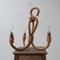 Mid-Century French Rope Ceiling Lamp by Adrien Audoux & Frida Minet 3