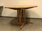 Danish Oak Round Dining Table, 1960s, Image 5