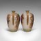 Ánforas de vino decorativas de cerámica pintadas a mano, años 50. Juego de 2, Imagen 4