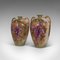 Ceramic Decorative Hand-Painted Wine Amphoras, England, 1950s, Set of 2 3