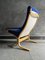 Chaise Siesta Mid-Century Bleue par Ingmar Relling pour Westnofa, 1960s 9
