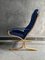 Chaise Siesta Mid-Century Bleue par Ingmar Relling pour Westnofa, 1960s 2
