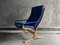 Mid-Century Siesta Blue Chair von Ingmar Relling für Westnofa, 1960er 15