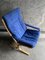 Chaise Siesta Mid-Century Bleue par Ingmar Relling pour Westnofa, 1960s 8