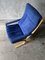 Chaise Siesta Mid-Century Bleue par Ingmar Relling pour Westnofa, 1960s 6