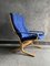 Chaise Siesta Mid-Century Bleue par Ingmar Relling pour Westnofa, 1960s 7