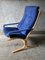 Chaise Siesta Mid-Century Bleue par Ingmar Relling pour Westnofa, 1960s 5