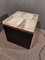 Nightstand / Coffee Table in Decorated Glass Bricks, 2000s, Image 1