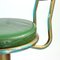 Bar Stool in Metal and Leather, Czechoslovakia, 1950s 12