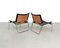 Black Leather and Chrome Lounge Chairs, 1970s, Set of 2, Image 5