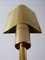 Lámpara de pie regulable Mid-Century de latón de Metalarte, años 70, Imagen 20