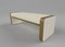 Somnus Bench with Flute Detailing in Ivory Boucle & Antique Brass Tint by Casa Botelho 2