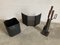 Fireplace Set by Tobia & Afra Scarpa for Dimensione Fuoco, 1980s, Set of 6 3