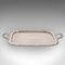 Vintage American Silver-Plated Butler's Serving Tray, Image 1