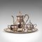Servizio da tè antico placcato in argento, set di 4, Immagine 1
