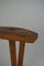 Mesa escandinava vintage de madera maciza, años 60, Imagen 2