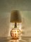 Glass and Brass Table Lamp by Tea Morosati for Stilnovo, 1960s 3