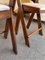 Vintage Italian Compas Wood Counter Stools by Le Corbusier, Set of 2, Image 3
